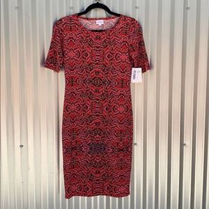 NWT Lularoe Julia Print Dress XS